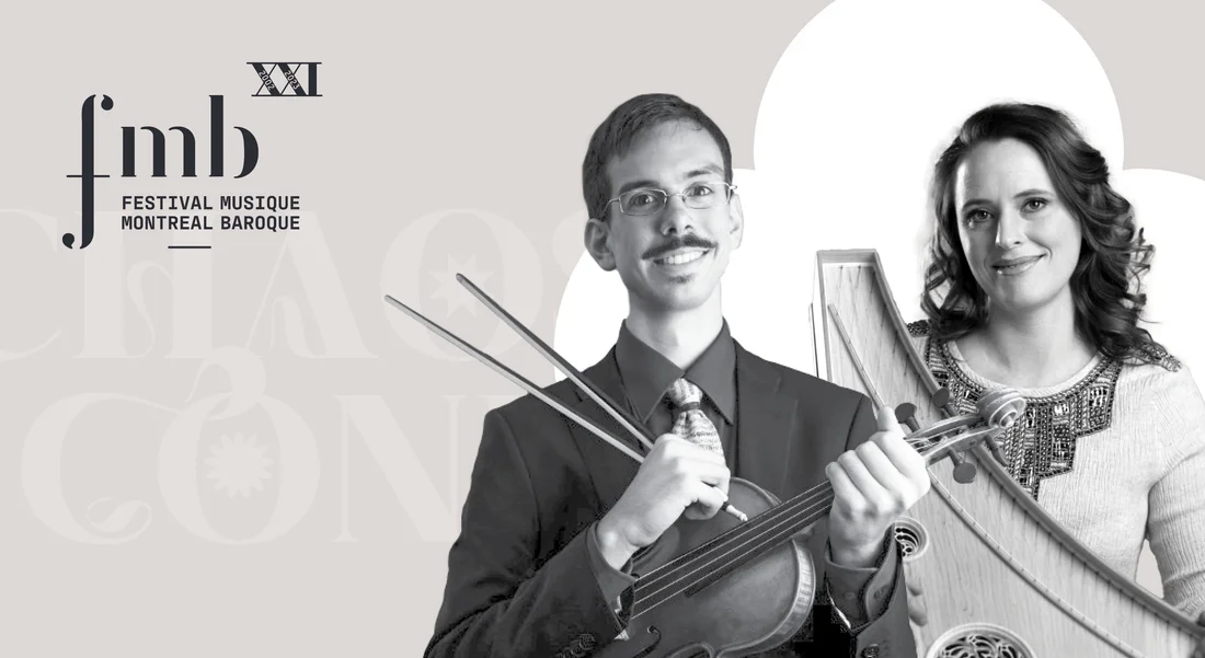 Anthony Marini, au violon et Anna-Maaria Oramo, au clavecin 